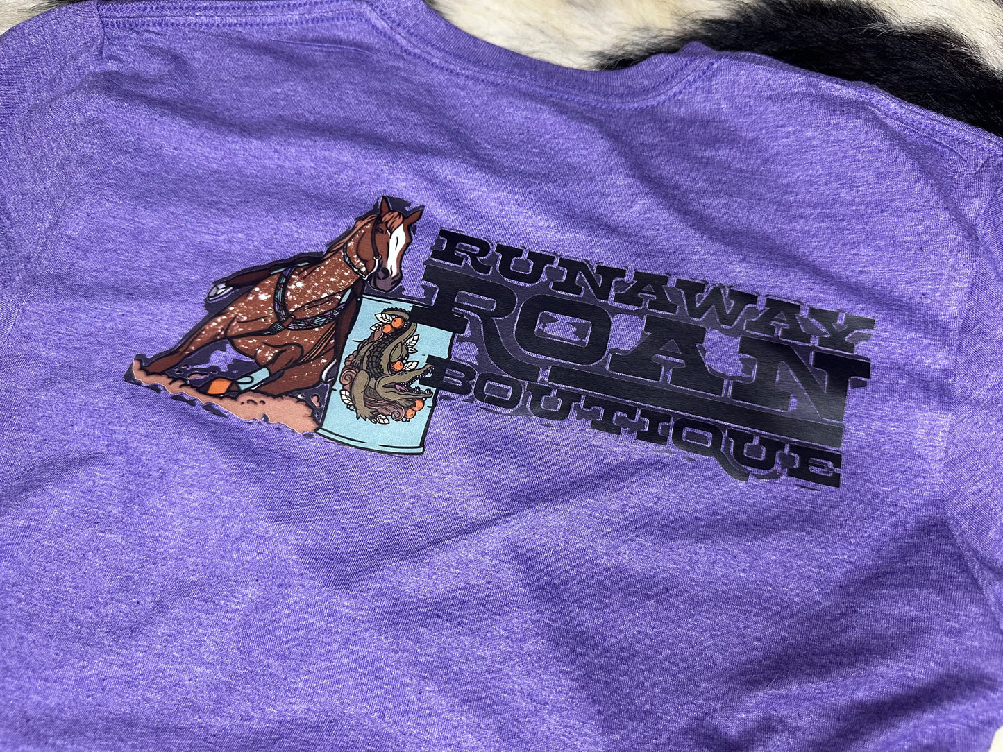 Two sided logo tee $8 each!! (Slight misprint(heavy on the black background) so they are on clearance)