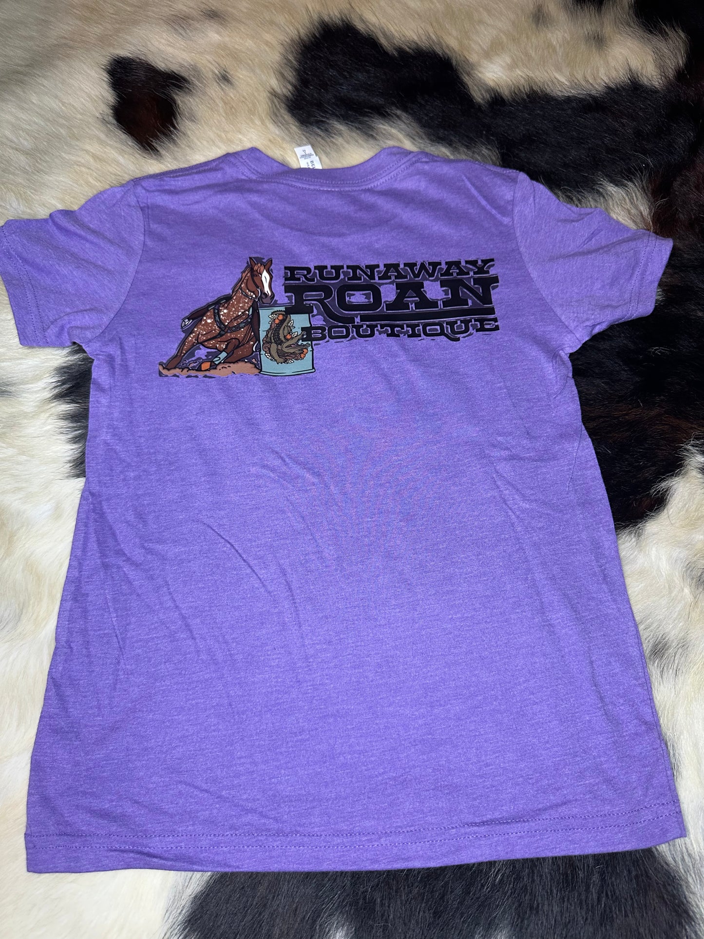 Two sided logo tee $8 each!!   (Slight misprint(heavy on the black background) so they are on clearance)