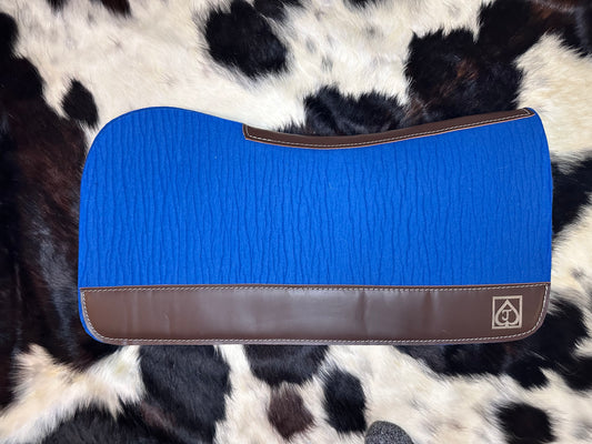 Royal Blue cutback saddle pad