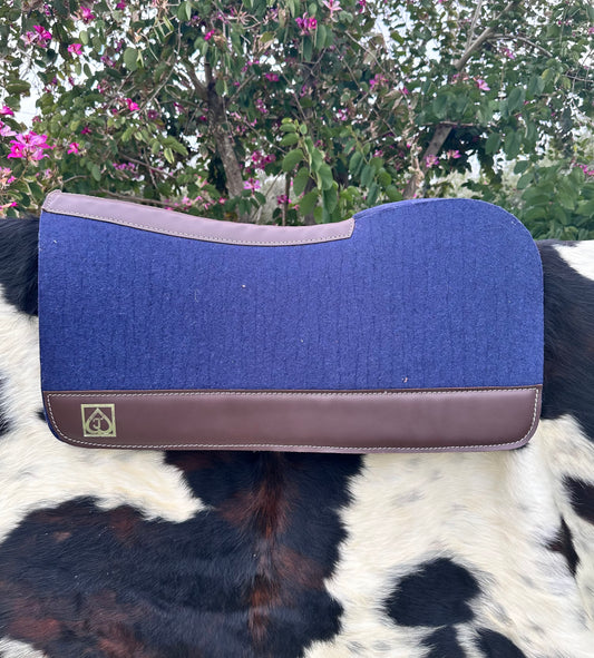 Navy cutback saddle pad