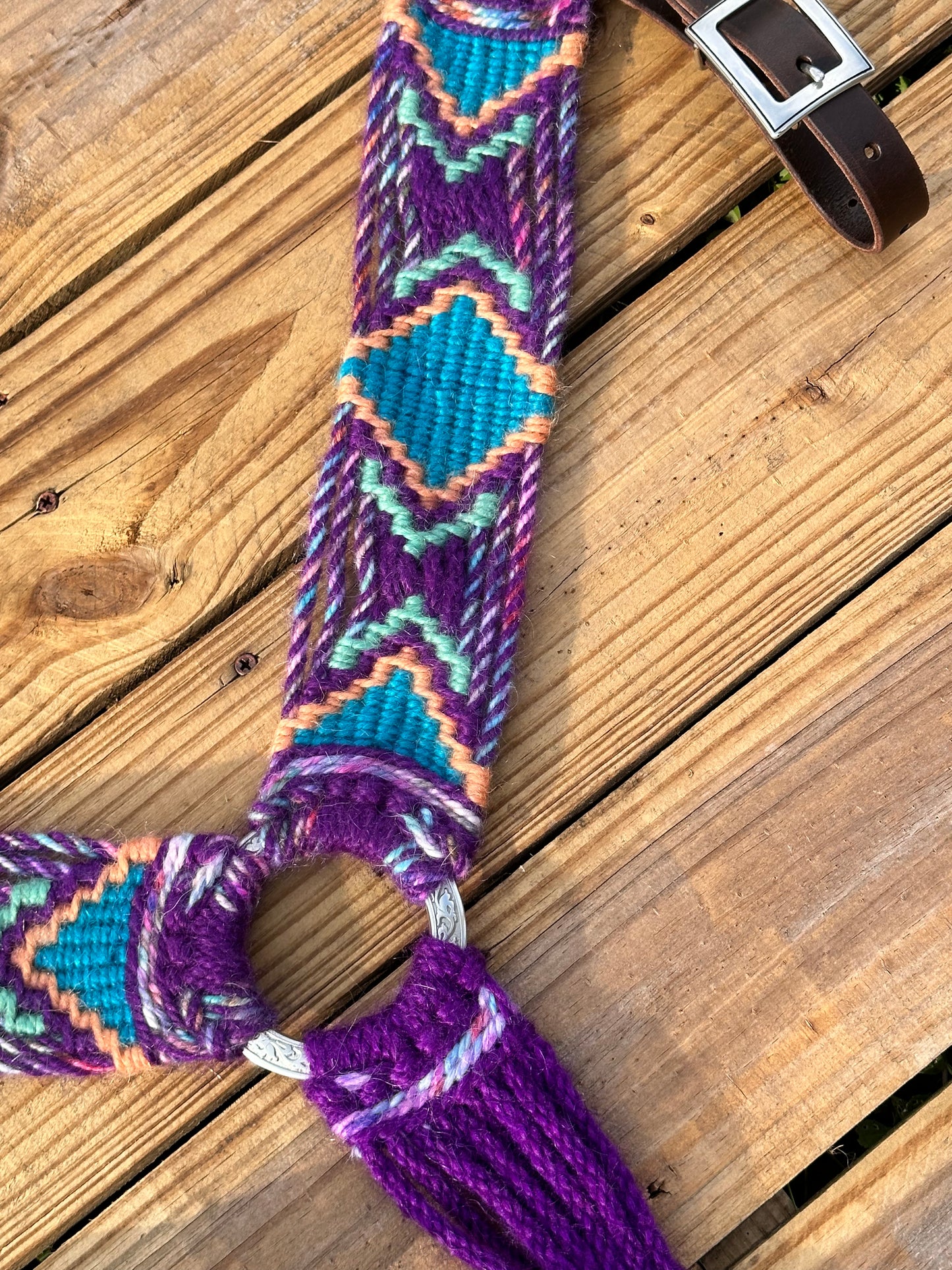 Custom purple tye dye twist